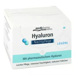 HYALURON NACHTPFLEGE light cream in a jar, 50 ml