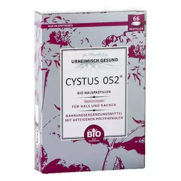 CYSTUS 052 organic throat lozenges, 66 pcs