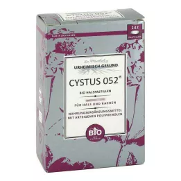 CYSTUS 052 organic throat lozenges, 132 pcs