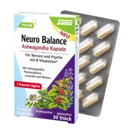 NEURO BALANCE Ashwagandha capsules Salus, 30 pcs