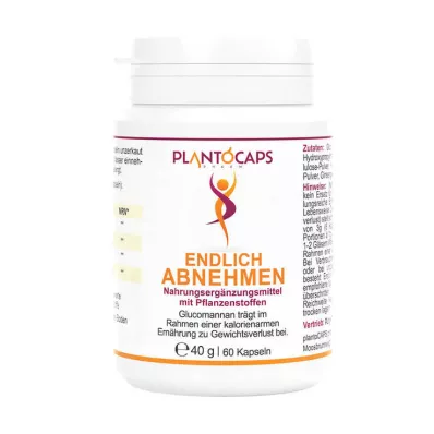 PLANTOCAPS Finally Lose Weight Capsules, 60 pcs