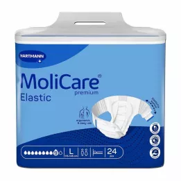 MOLICARE Premium Elastic Slip 9 Drops Gr.L, 24 pcs
