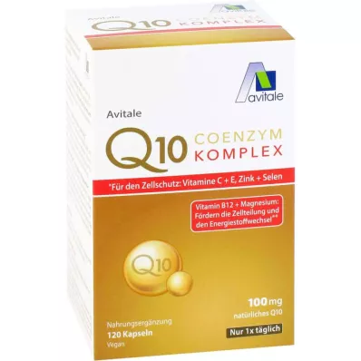 COENZYM Q10 100 mg capsules + vitamins + minerals, 120 pcs