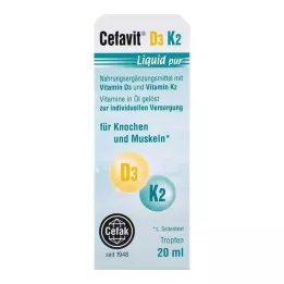 CEFAVIT D3 K2 Liquid pur drops for oral use, 20 ml