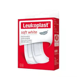 LEUKOPLAST soft white Str.19x72mm 12pcs/38x72mm 8pcs, 20pcs