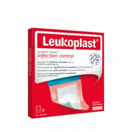 LEUKOPLAST Leukomed Sorbact Steril 8x10 cm, 3 pcs