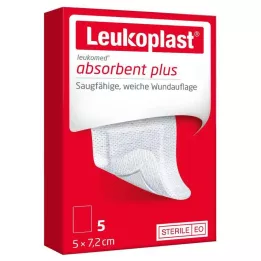 LEUKOPLAST Leukomed sterile 5x7.2 cm wound dressing, 5 pcs