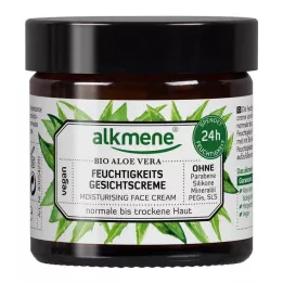 ALKMENE Moisturizing face cream organic aloe vera, 50 ml