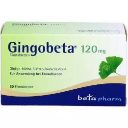 GINGOBETA 120 mg tabletki z filmu, 50 szt
