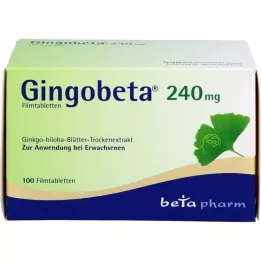 GINGOBETA 240 mg film -coated tablets, 100 pcs