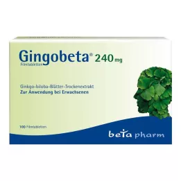 GINGOBETA 240 mg film-coated tablets, 100 pcs