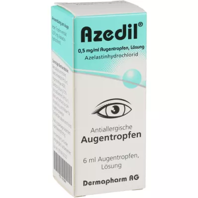 AZEDIL 0.5 mg/ml eye drops solution, 6 ml