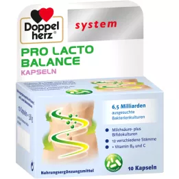 DOPPELHERZ Pro Lacto Balance system capsules, 10 pcs
