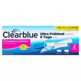 CLEARBLUE Pregnancy test early detection, 2 pcs