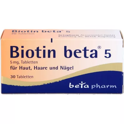 BIOTIN BETA 5 tablets, 30 pcs