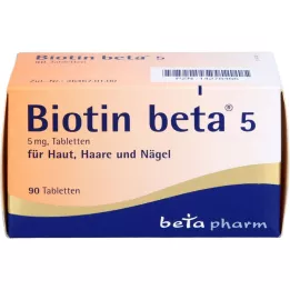 BIOTIN BETA 5 tablets, 90 pcs
