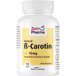BETA CAROTIN NATURAL 15 mg de cápsulas blandas Zeinpharma, 90 pz