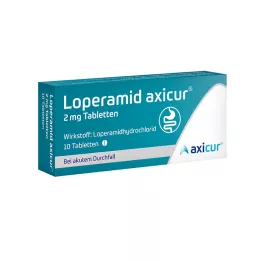 LOPERAMID axicur 2 mg tablets, 10 pcs