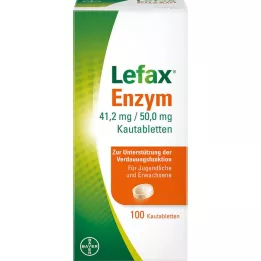 LEFAX Enzym do żucia tabletki, 100 szt
