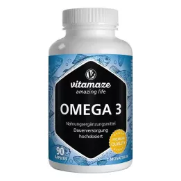 OMEGA-3 1000 mg EPA 400/DHA 300 high-dose caps., 90 pcs