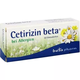 CETIRIZIN beta film -coated tablets, 30 pcs