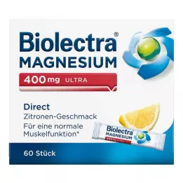 BIOLECTRA Magnesium 400 mg ultra Direct Lemon, 60 pcs