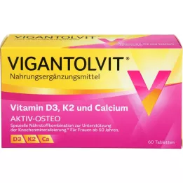Vigantolvit Vitamin D3 K2 Calcium Film Tablets, 60 pcs