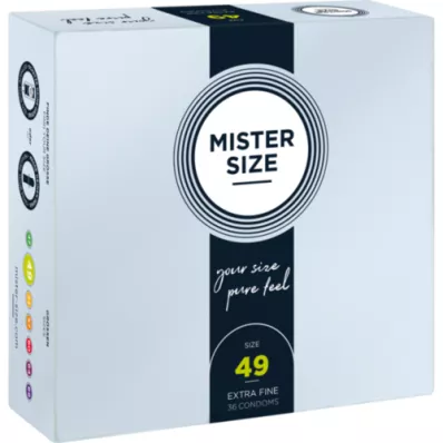 MISTER Size 49 condoms, 36 pcs