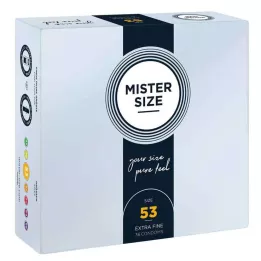 MISTER Size 53 condoms, 36 pieces