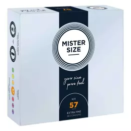 MISTER Size 57 condoms, 36 pieces