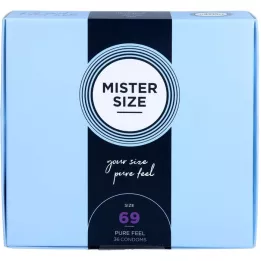 MISTER Size 69 condoms, 36 pieces