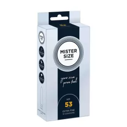 MISTER Size 53 condoms, 10 pieces