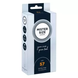 MISTER Size 57 condoms, 10 pieces