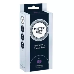 MISTER Size 69 condoms, 10 pieces
