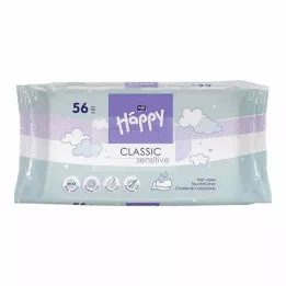 BELLA Happy Baby wet wipes sensitive w.Klickv., 56 pcs