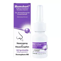 MOMEKORT 50 μg/spray nasal spray suspension 140 adults, 18 g
