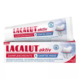 LACALUT ενεργή προστασία των ούλων &amp; απαλή λευκή οδοντόκρεμα, 75 ml