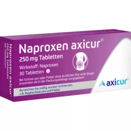 NAPROXEN Axicur 250 mg tablets, 30 pcs