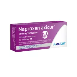 NAPROXEN axicur 250 mg tablets, 30 pcs