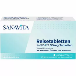 REISETABLETTEN Sanavita 50 mg tablets, 20 pcs