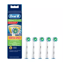 ORAL B Cross Action brush heads against bacteria, 5 pcs
