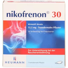 NIKOFRENON 30 Heumann transdermal plasters, 7 pcs