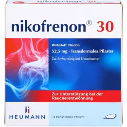 NIKOFRENON 30 Heumann transdermal patches, 14 pcs