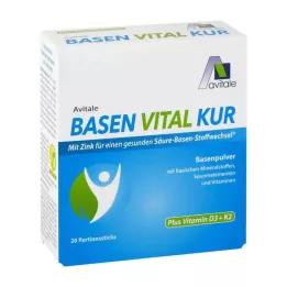 BASEN VITAL KUR plus vitamin D3+K2 powder, 20 pcs