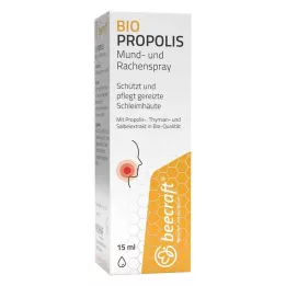 BEECRAFT Propolis mouth and throat spray, 15 ml
