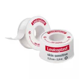LEUKOPLAST Skin Sensitive 2.5 cmx2.6 m with protective shield, 1 piece