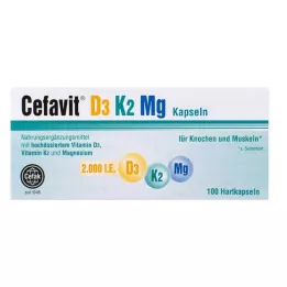 CEFAVIT D3 K2 Mg 2,000 IU hard capsules, 100 pcs