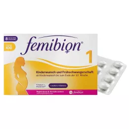 FEMIBION 1 desire for children+early pregnancy without iodine tablets, 60 pcs