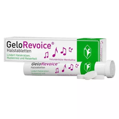 GELOREVOICE Throat lozenges elderflower-menthol-free, 20 pcs GELOREVOICE Throat lozenges elderflower-menthol-free, 20 pcs
