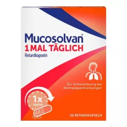 MUCOSOLVAN 1 time daily sustained-release capsules, 20 pcs